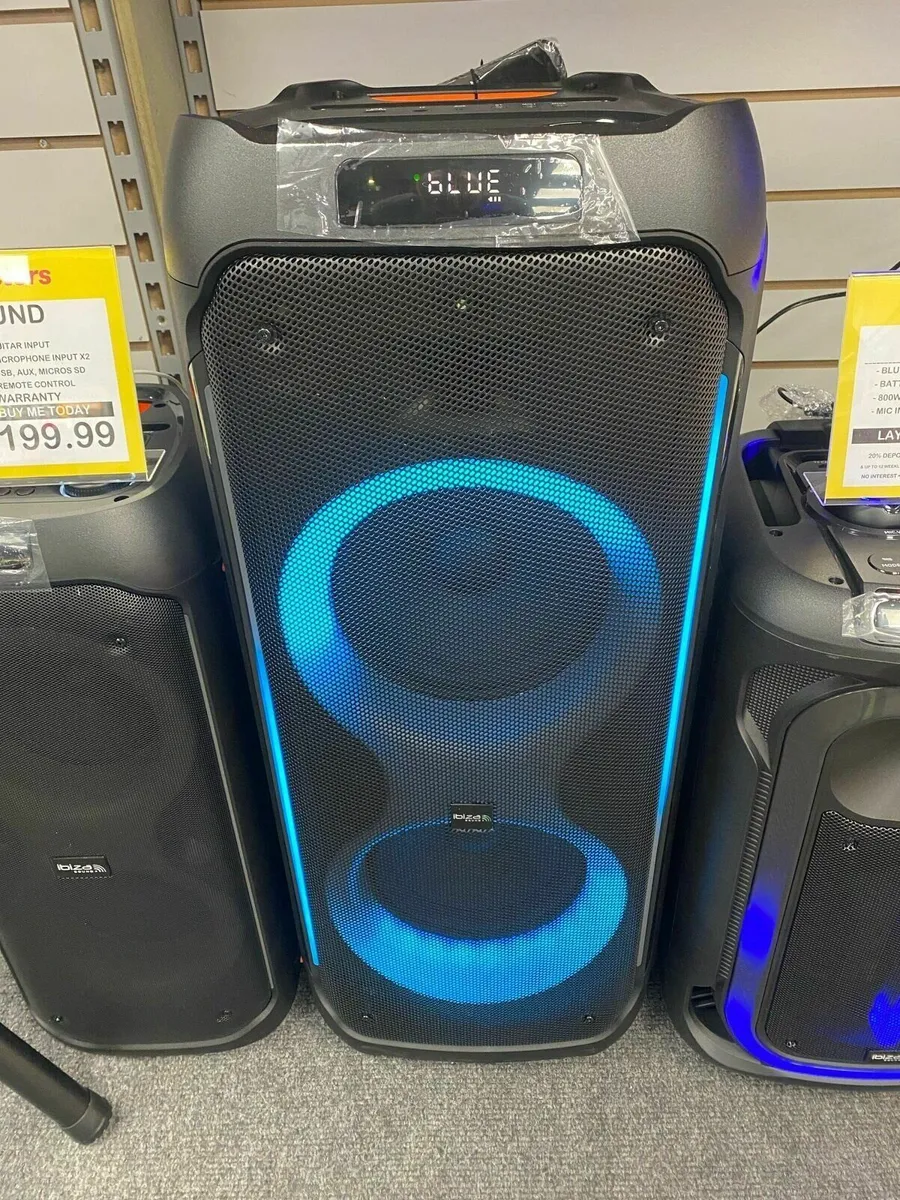 Ibiza Columbia 1200W BT Speaker Portable NEW - Image 1