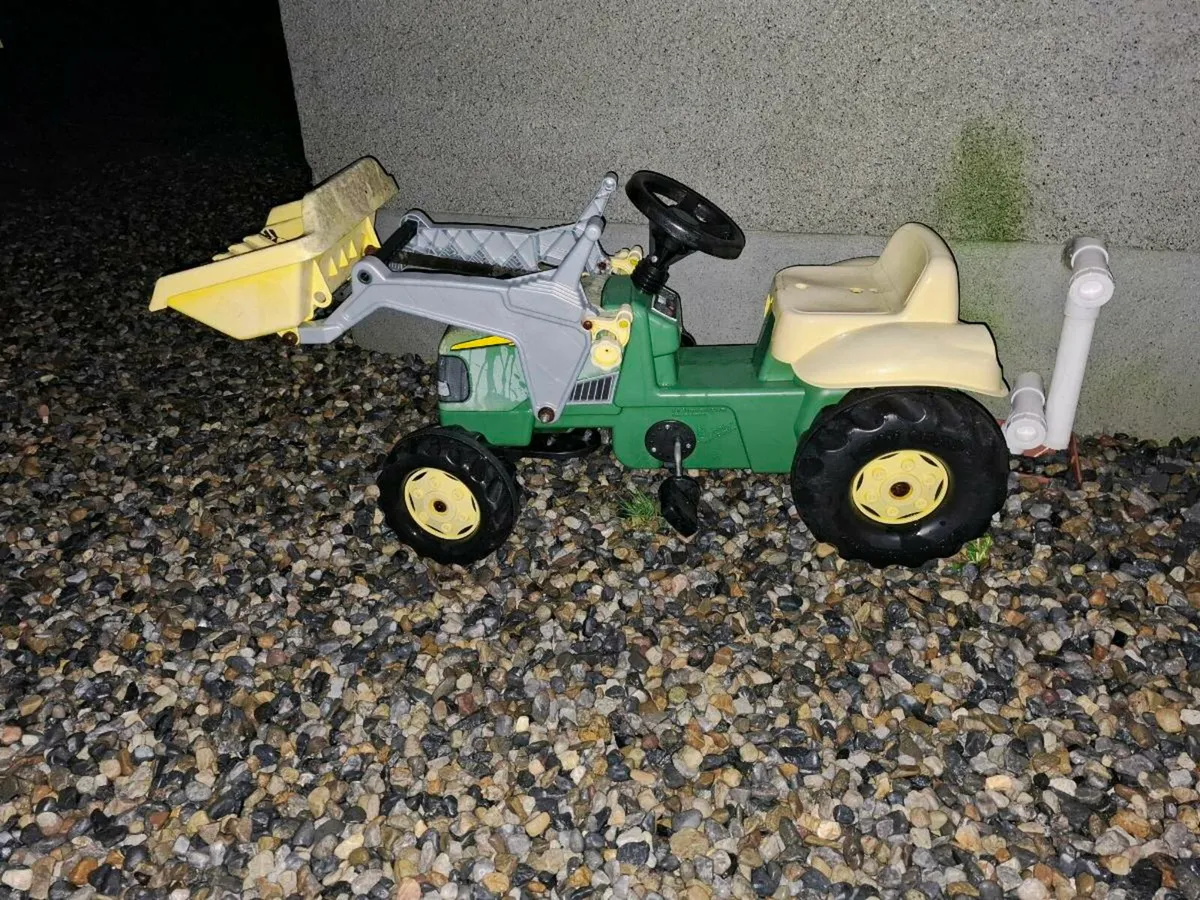 Kids Rolly tractors and trailer - Image 1