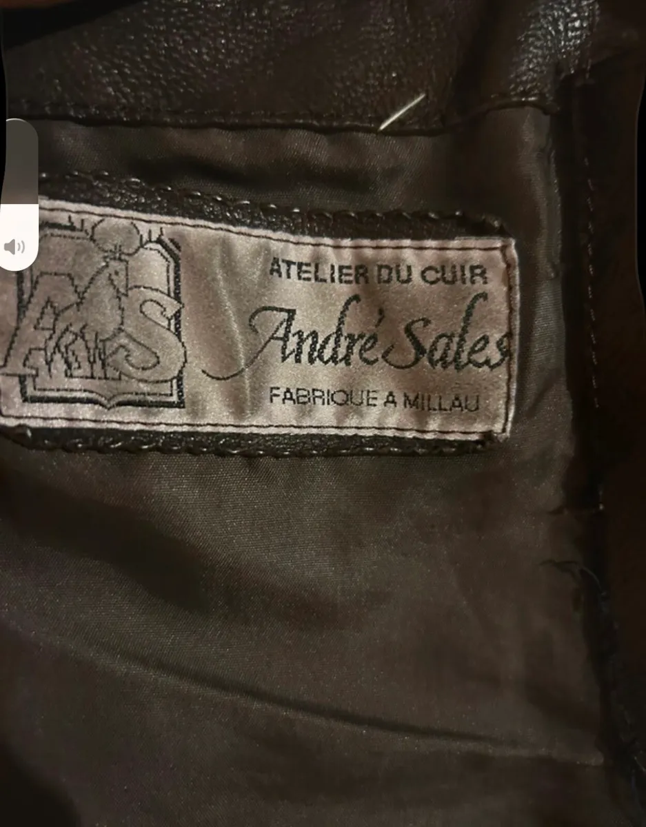 Men’s vintage leather jacket - Image 2