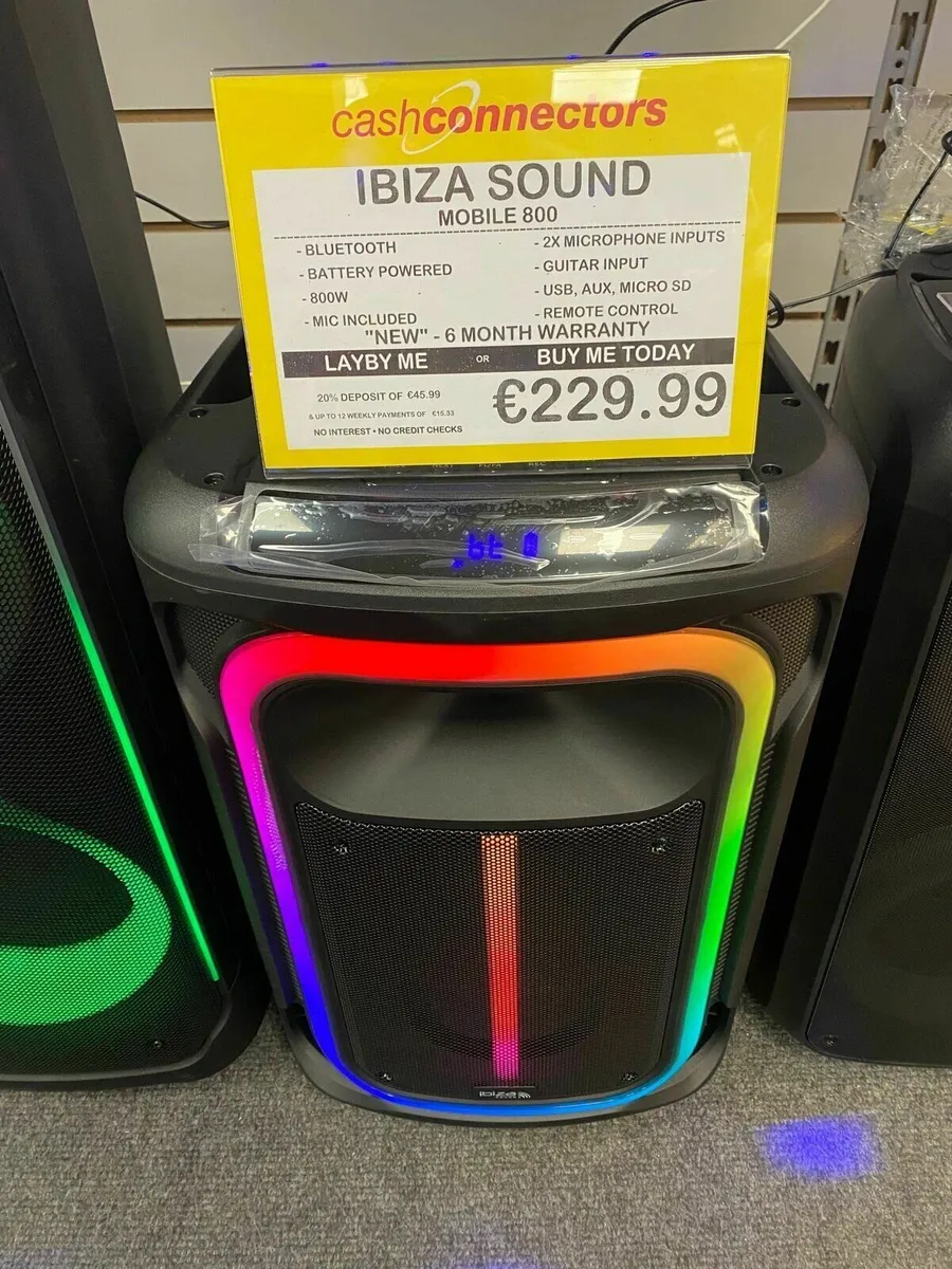 Ibiza Mobile 800 BT Portable Boombox NEW - Image 4