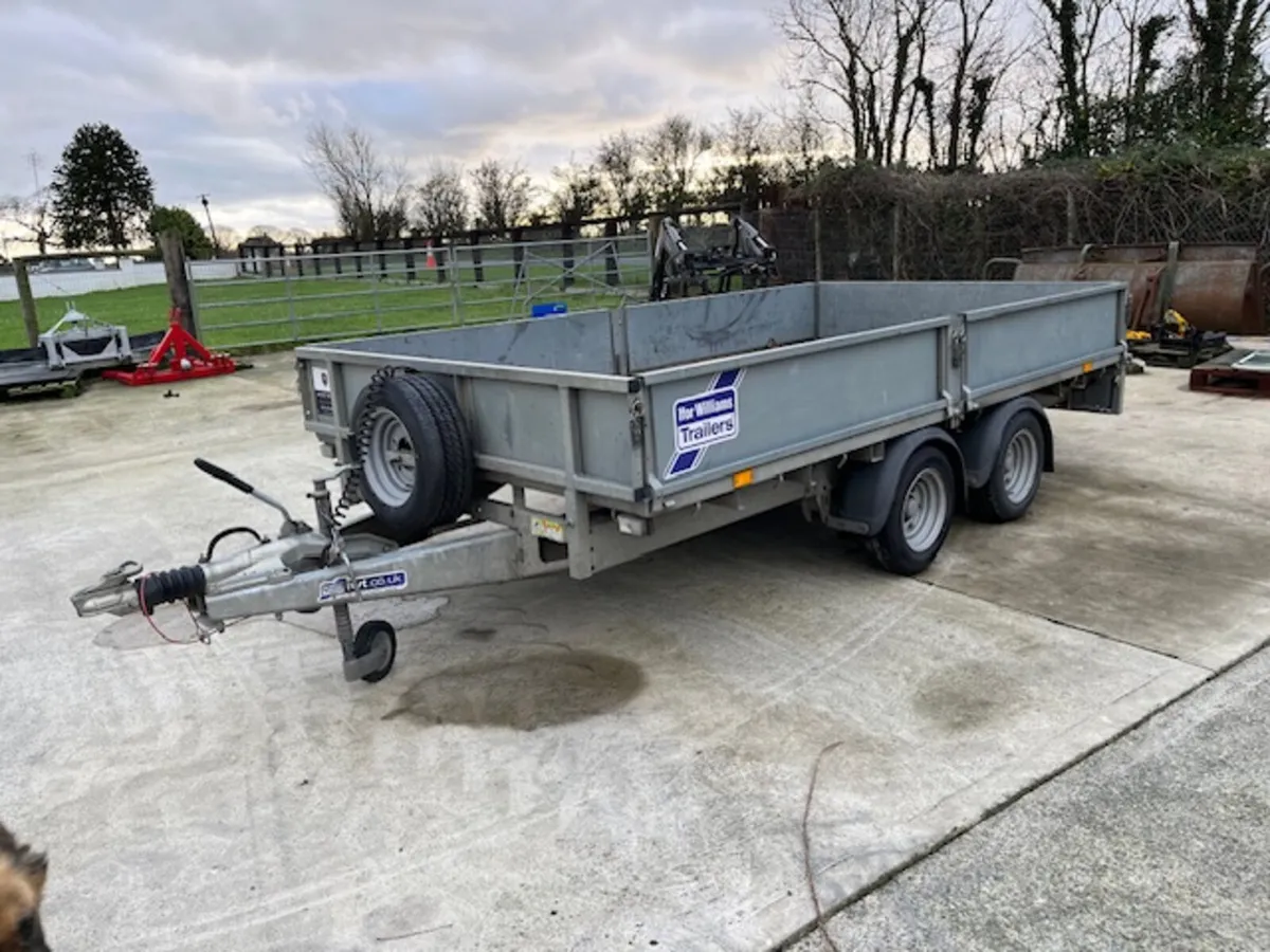 Ifor Williams Trailer 12ft x 6ft6" with Dropsides - Image 1