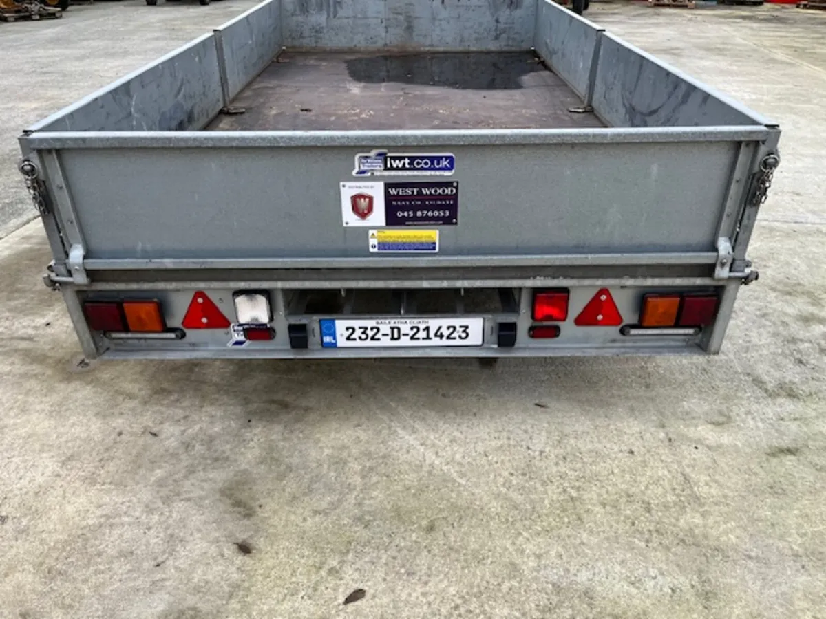 Ifor Williams 12ft x 6ft6" Trailer with Dropsides - Image 3