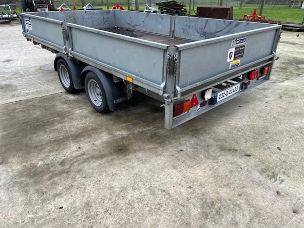 Ifor Williams 12ft x 6ft6" Trailer with Dropsides - Image 4