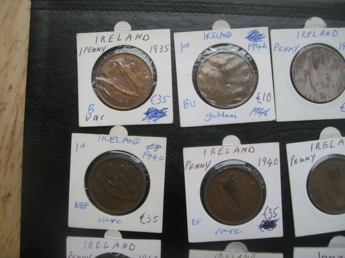 Irish Pennies - 1930s/40's - Various Prices - Image 2