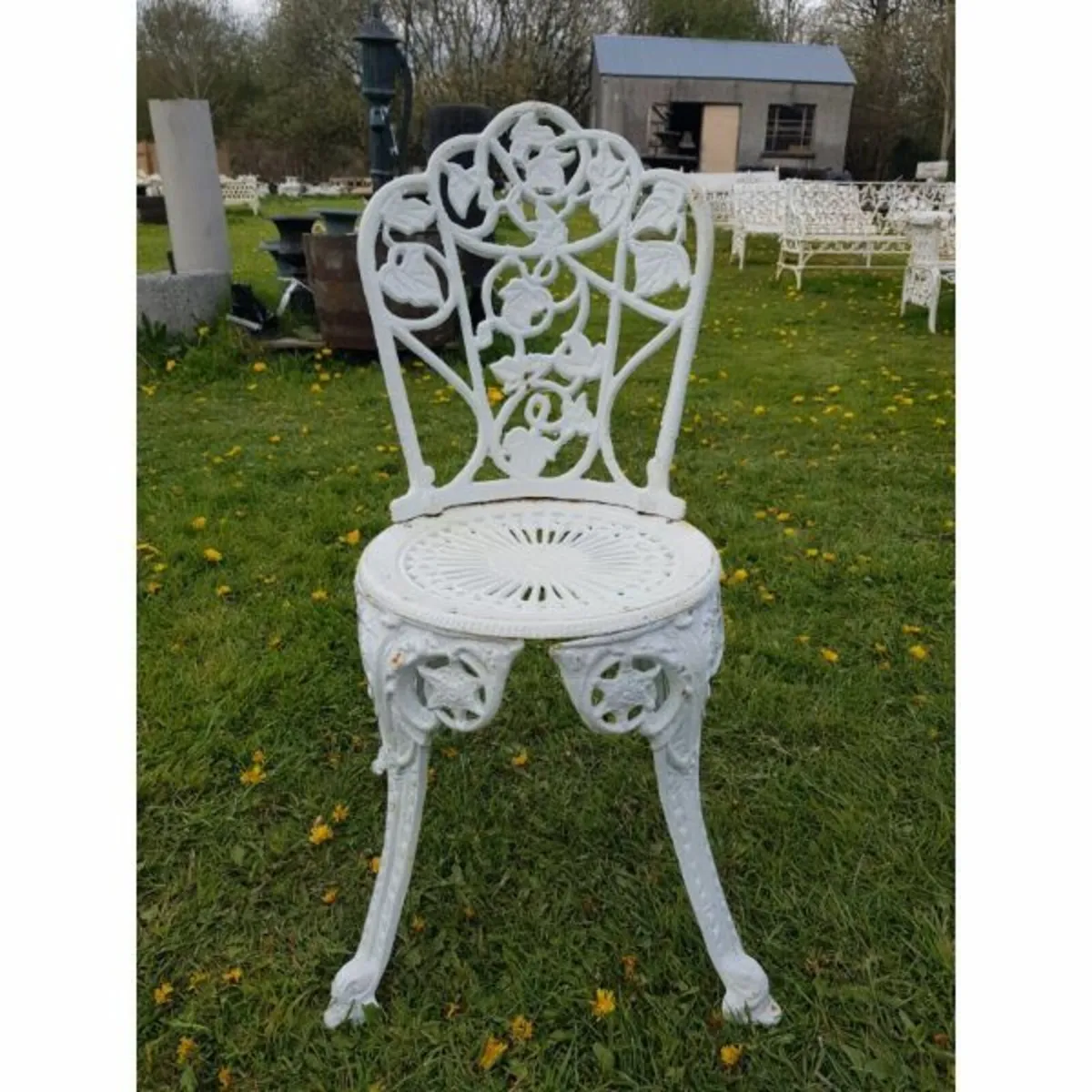 Cast Iron Chair – Ornate – Style N - Image 2