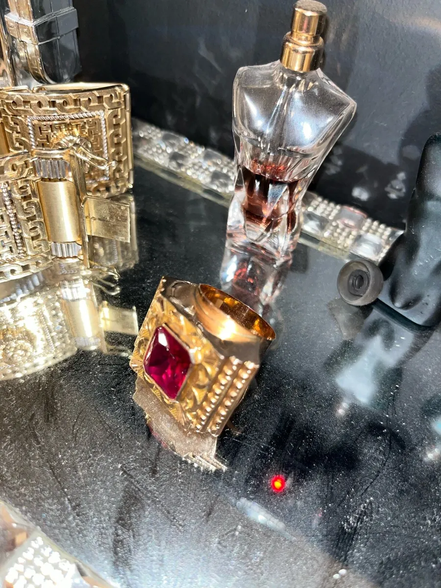 King ring 14k gold and bracelet - Image 3