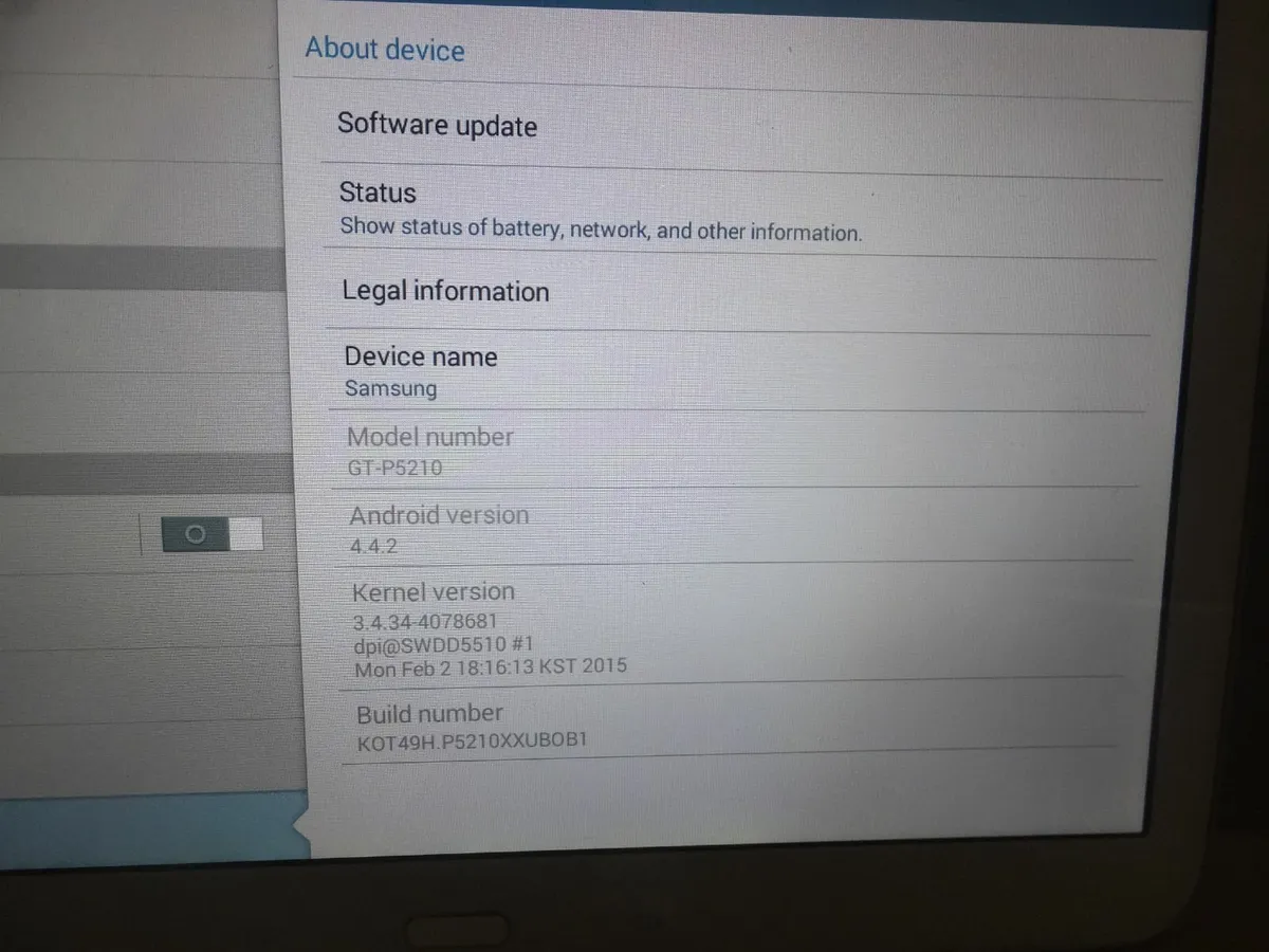 Samsung tablet - Image 3