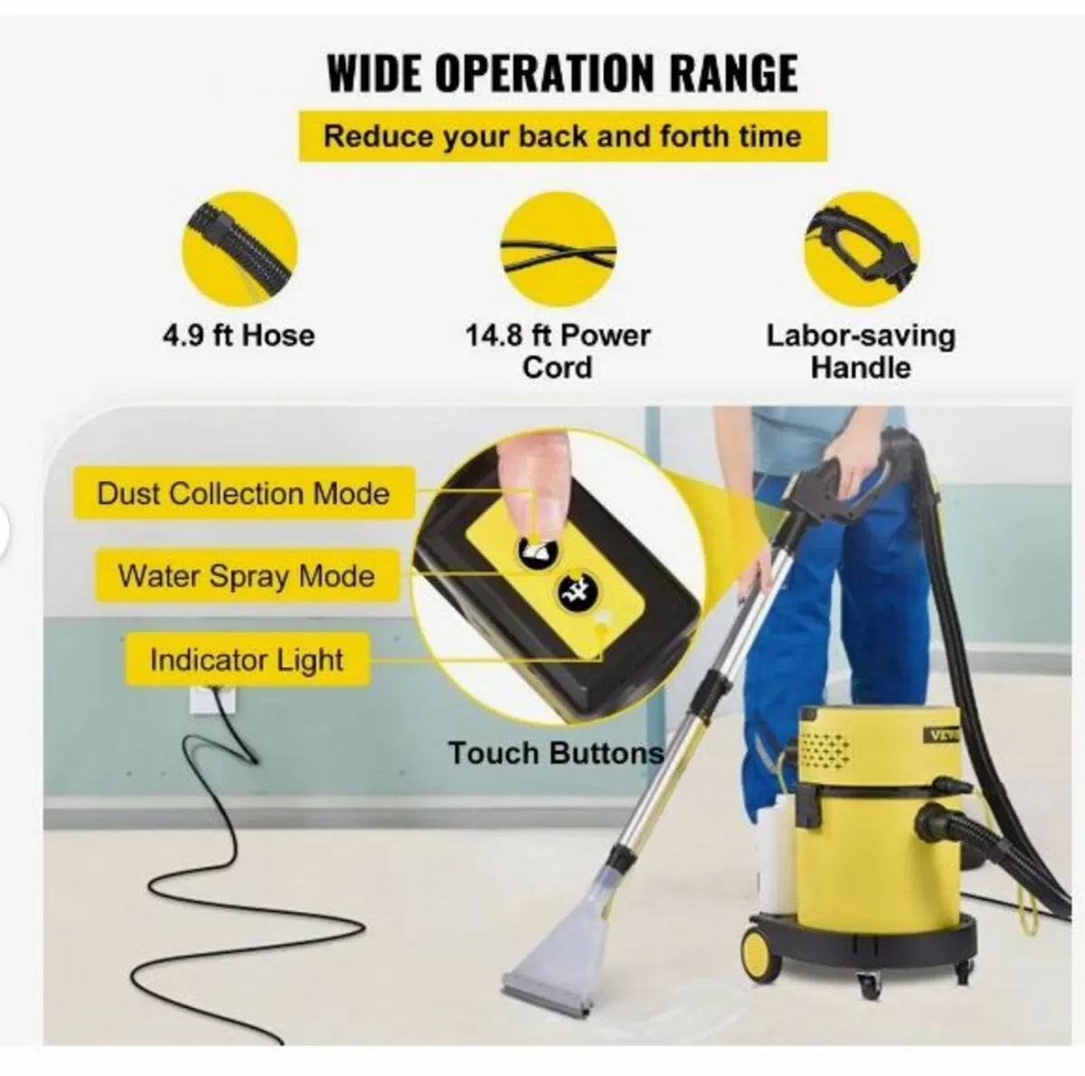 Wet Dry Vacuum Cleaner - Image 3