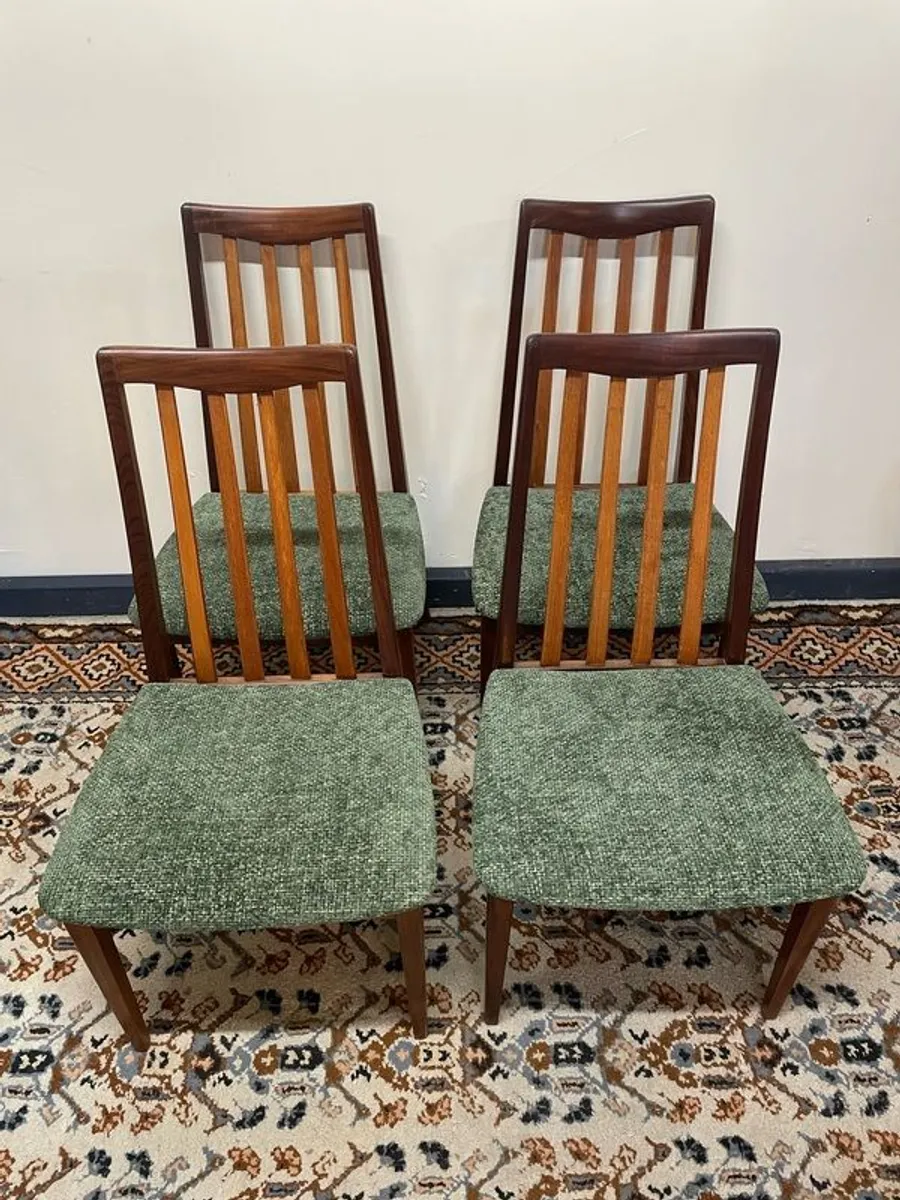 SALE ! Was 795 now 695 !! Set of Four G Plan Dining Chairs - Image 3
