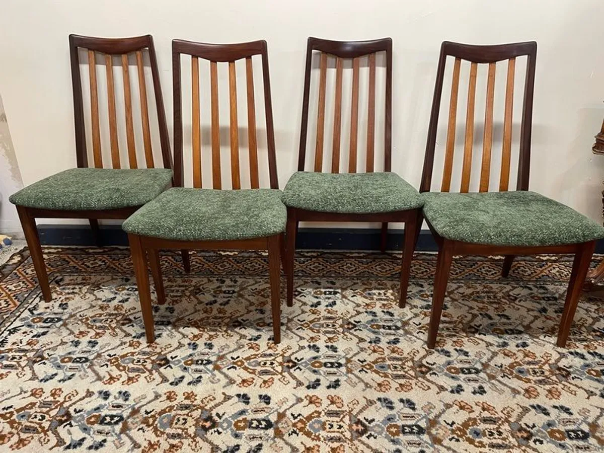 SALE ! Was 795 now 695 !! Set of Four G Plan Dining Chairs - Image 4