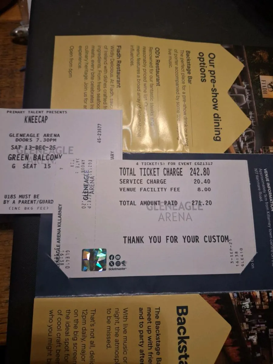 KNEECAP Tickets Killarney