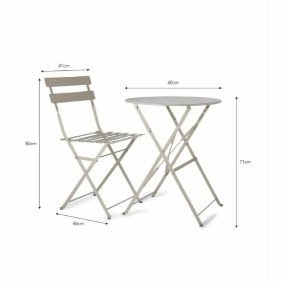 Rive Droite Bistro Set small Clay – GT37 - Image 2