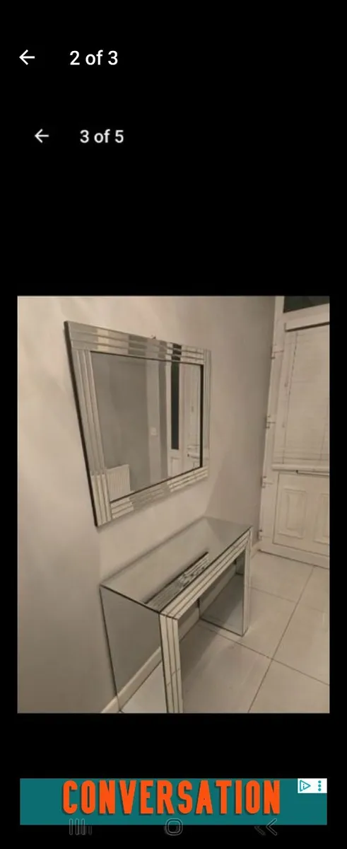 Console table and mirror - Image 2