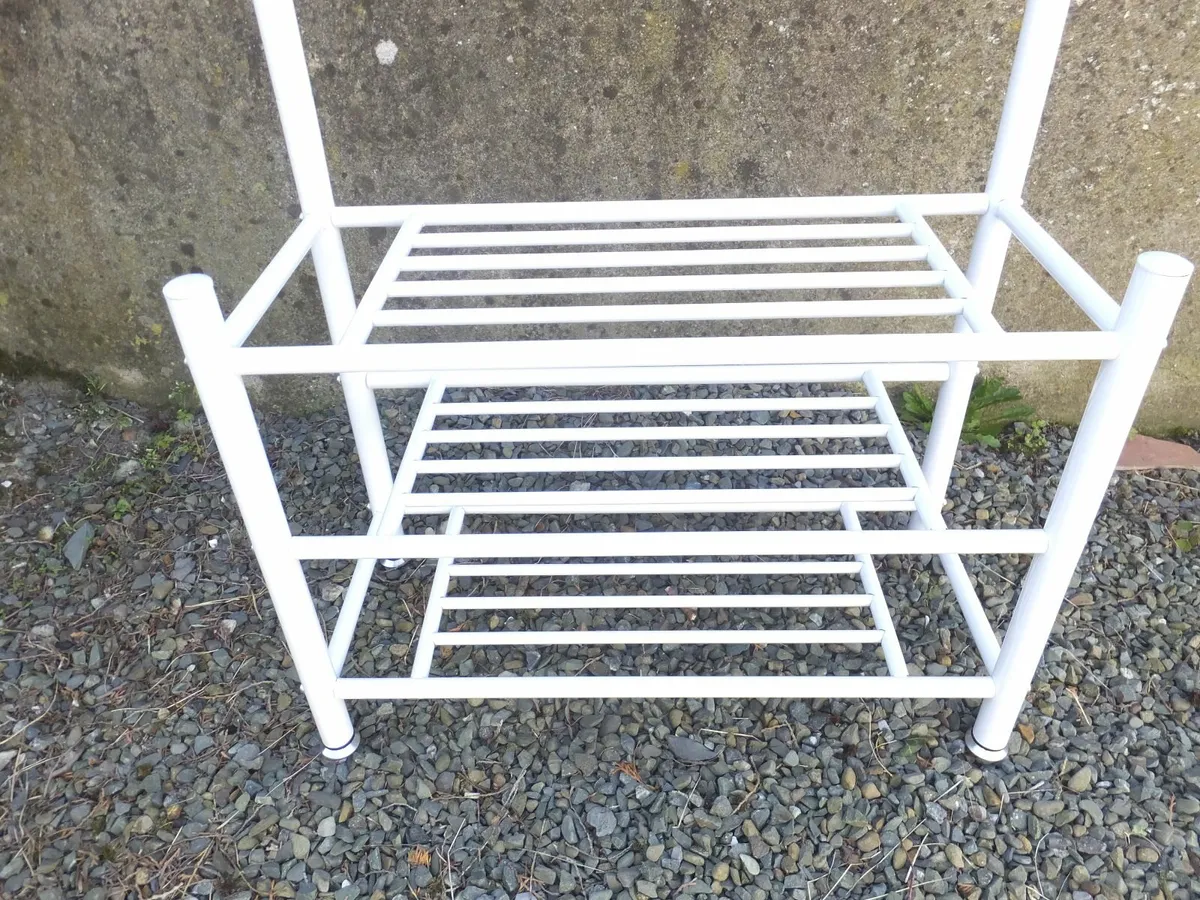 Coat rack stand and shoe rack - Image 3