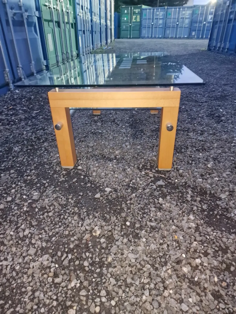Glass coffee table - Image 2