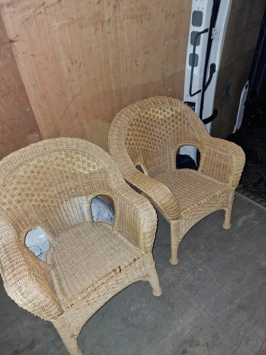Wicker chairs - Image 1