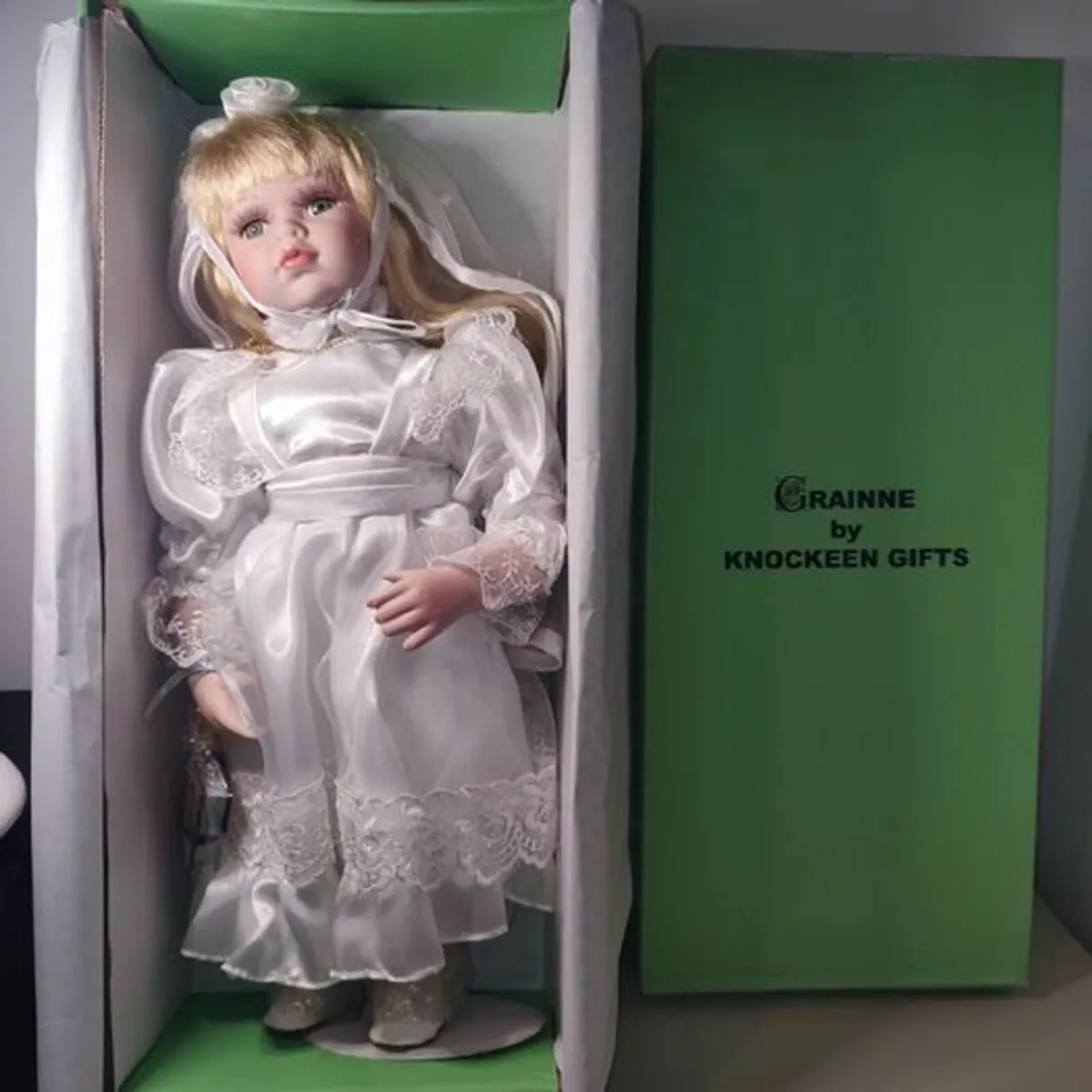 Grainne Porcelain Doll by Knockeen Gifts unused - Image 1