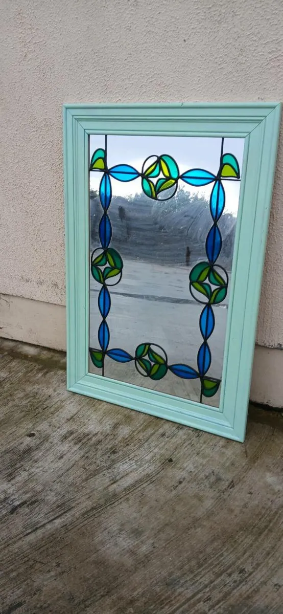 Stained glass mirror - Image 1