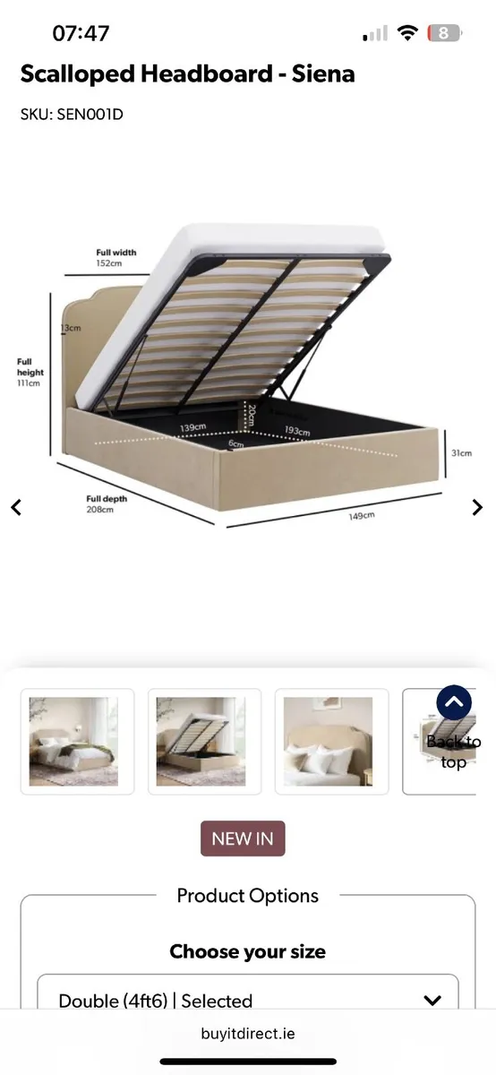 Ottoman Bed Double - Image 2