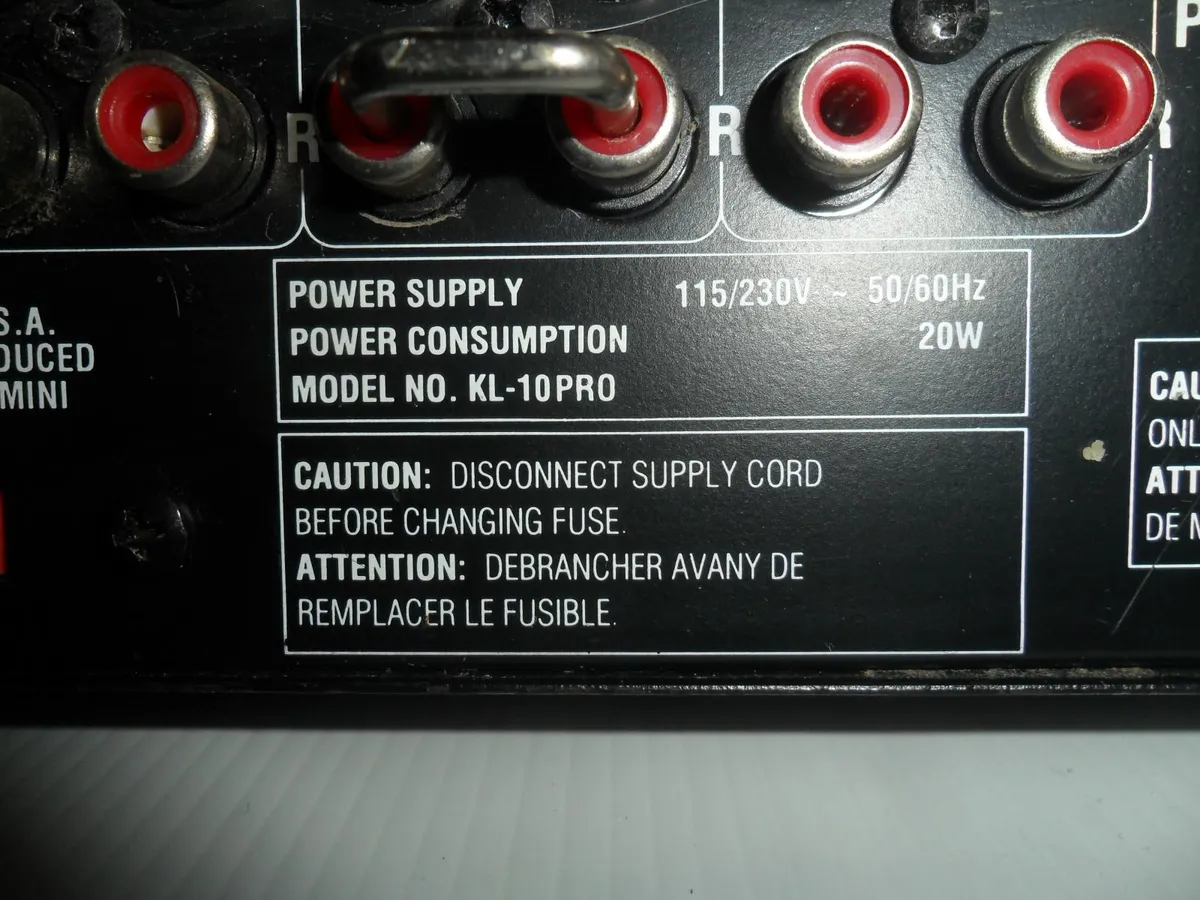 gemini KL-10 mixer - Image 4