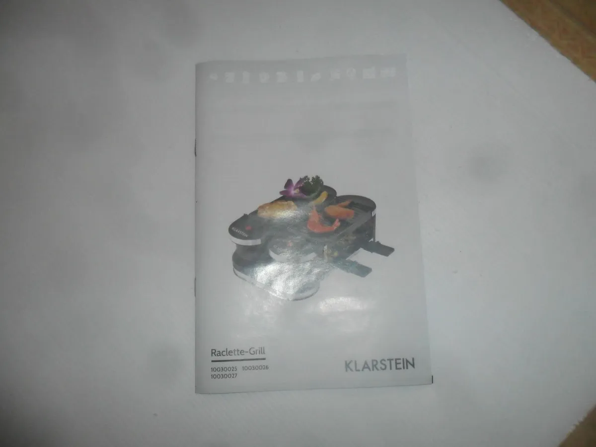 raclette grill with natural stone - Image 2