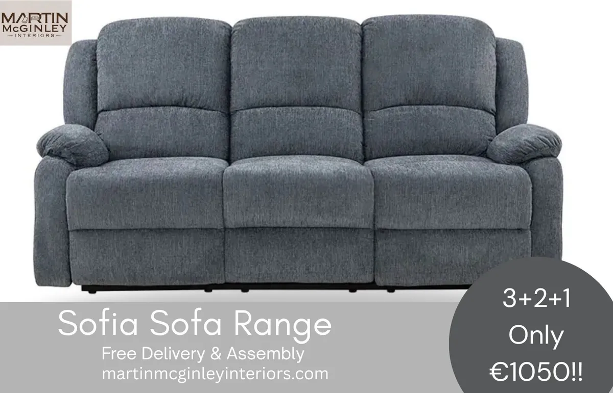 New Sofia 3+2+1 Sofa Sets Only 1050 - Image 3