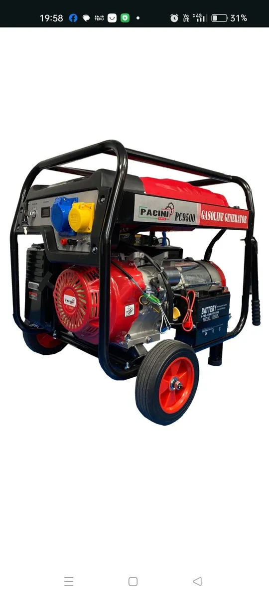 PETROL GENERATOR 9,5KVA PACCINI - Image 1