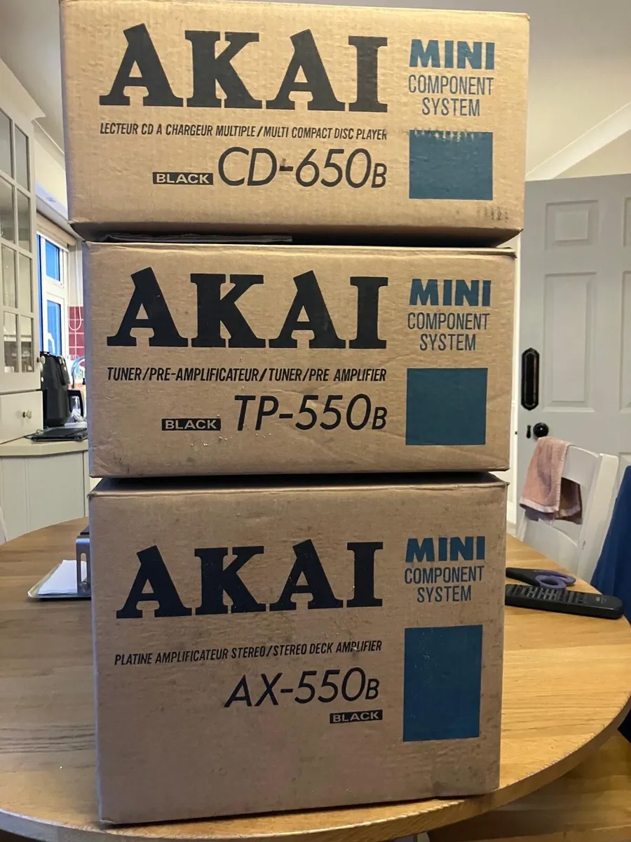 Akai mini component system