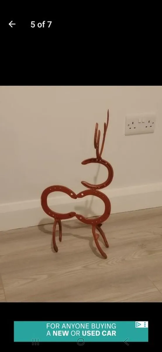 horse shoe Xmas  ornaments - Image 4
