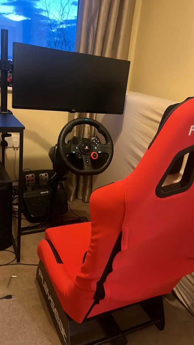 Logitech g29 + Playseat Evolution Red + Shifter - Image 3