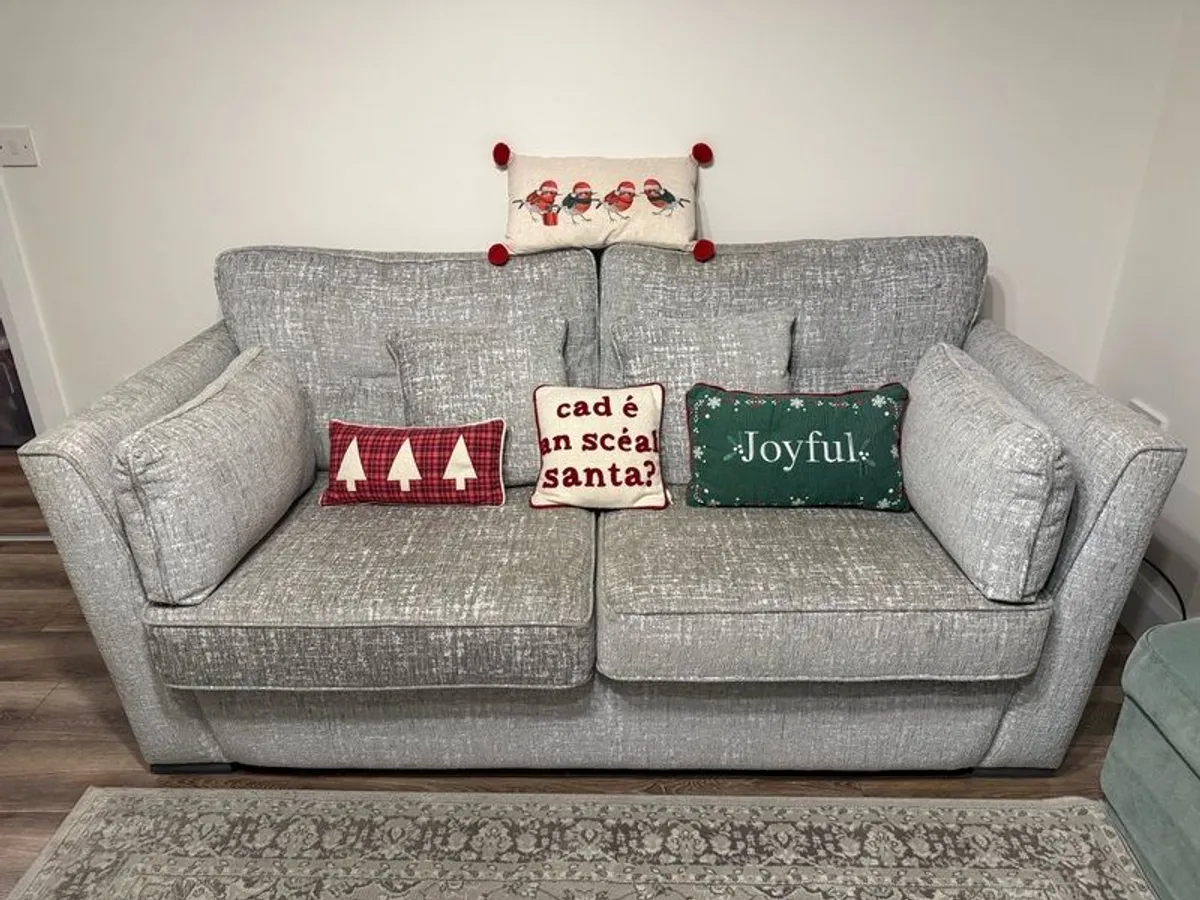 Grey Sofa Set - 3 Seater, 2 Seater and Armchair - Image 1