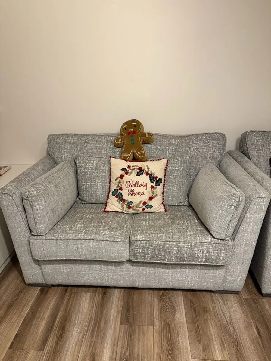 Grey Sofa Set - 3 Seater, 2 Seater and Armchair - Image 3
