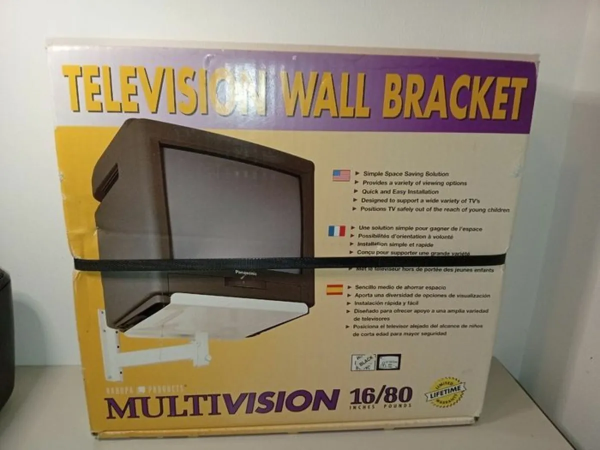 Haropa Products Multivision Black Television Wall - Image 2