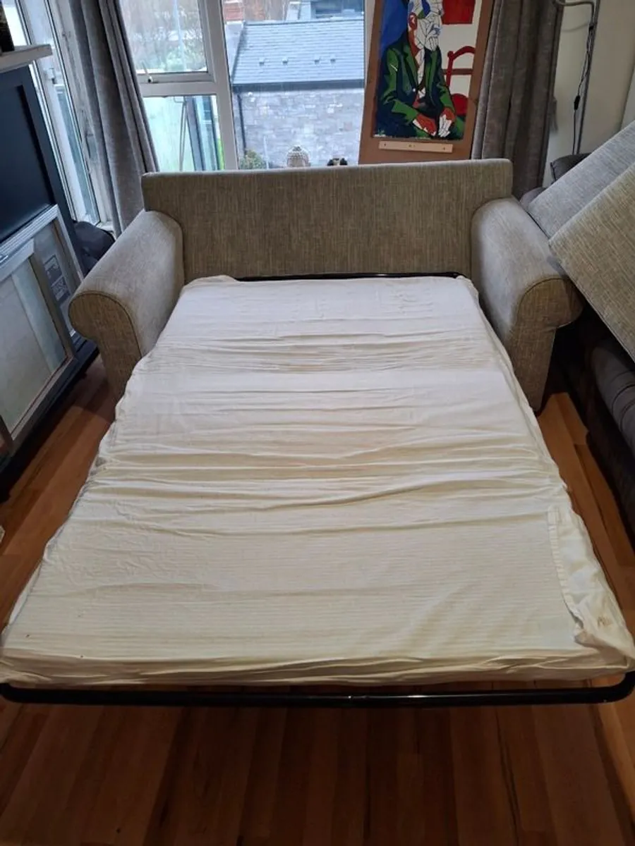 Sofa bed - 2 seater grey. - Image 2