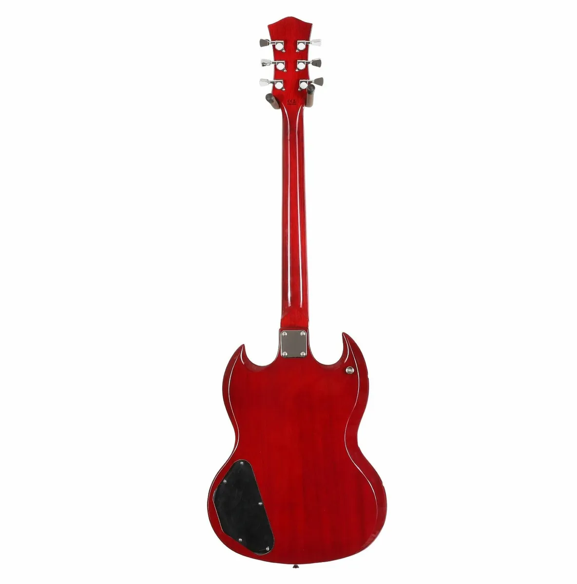 EastCoast GS10 Electric Guitar in Cherry. Rosewood - Image 4