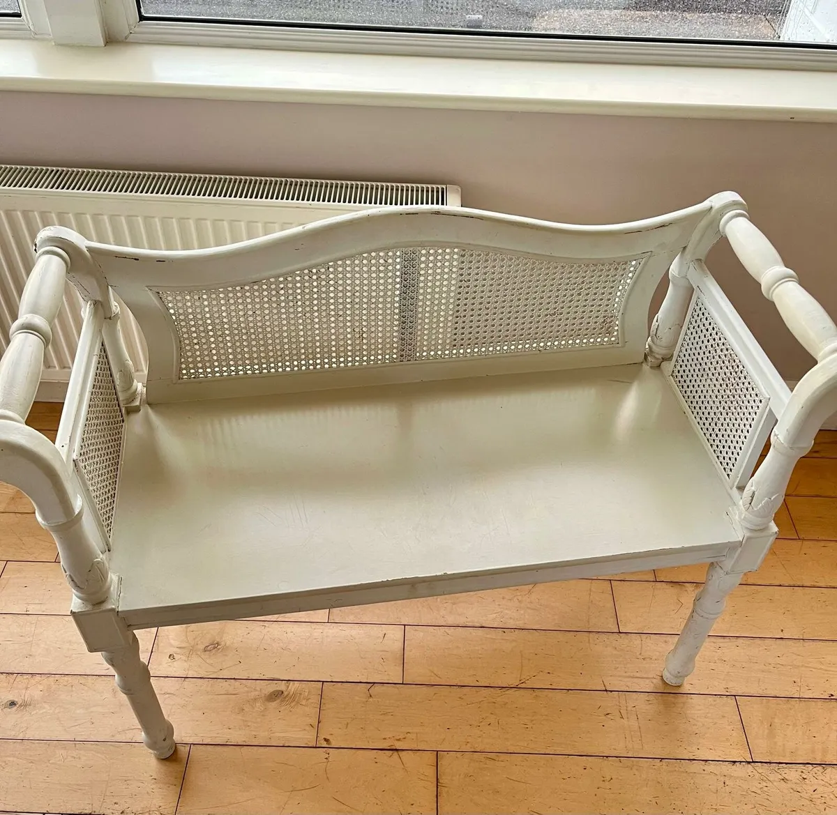 Two seater wooden chair - Image 3