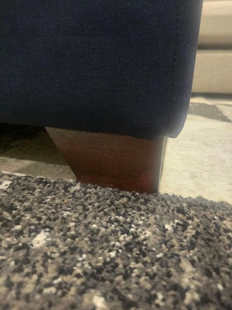 Navy Blue Ottoman / Coffee Table - Image 3