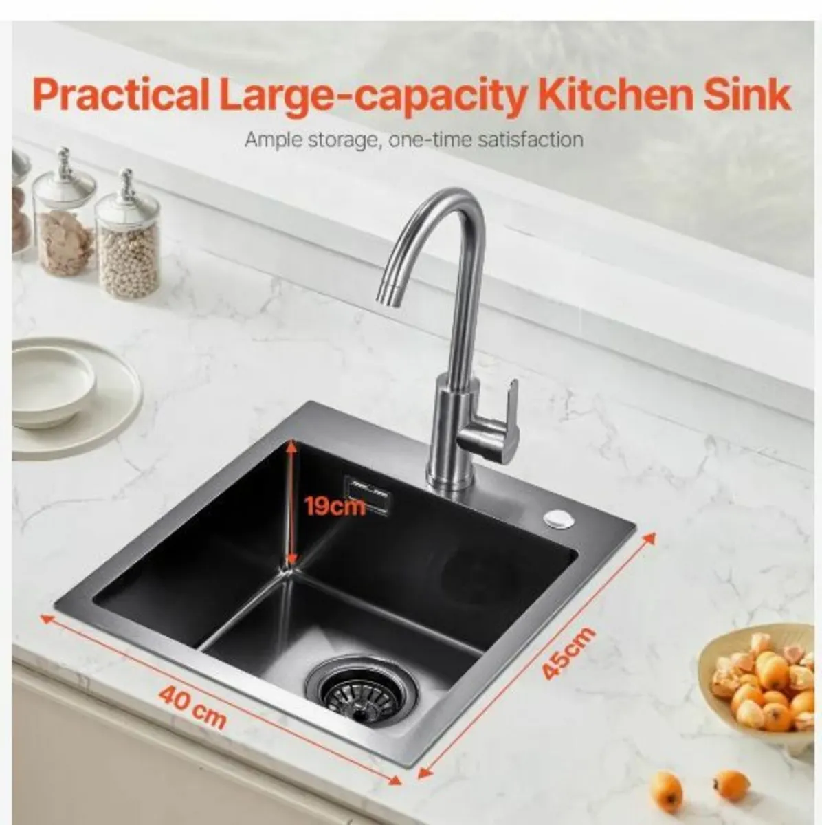 40cm Kitchen Sink Workstation - Image 2