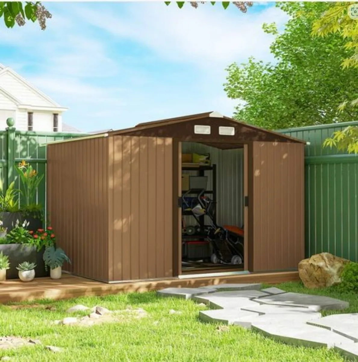 Metal Shed 9x6FT - Image 1