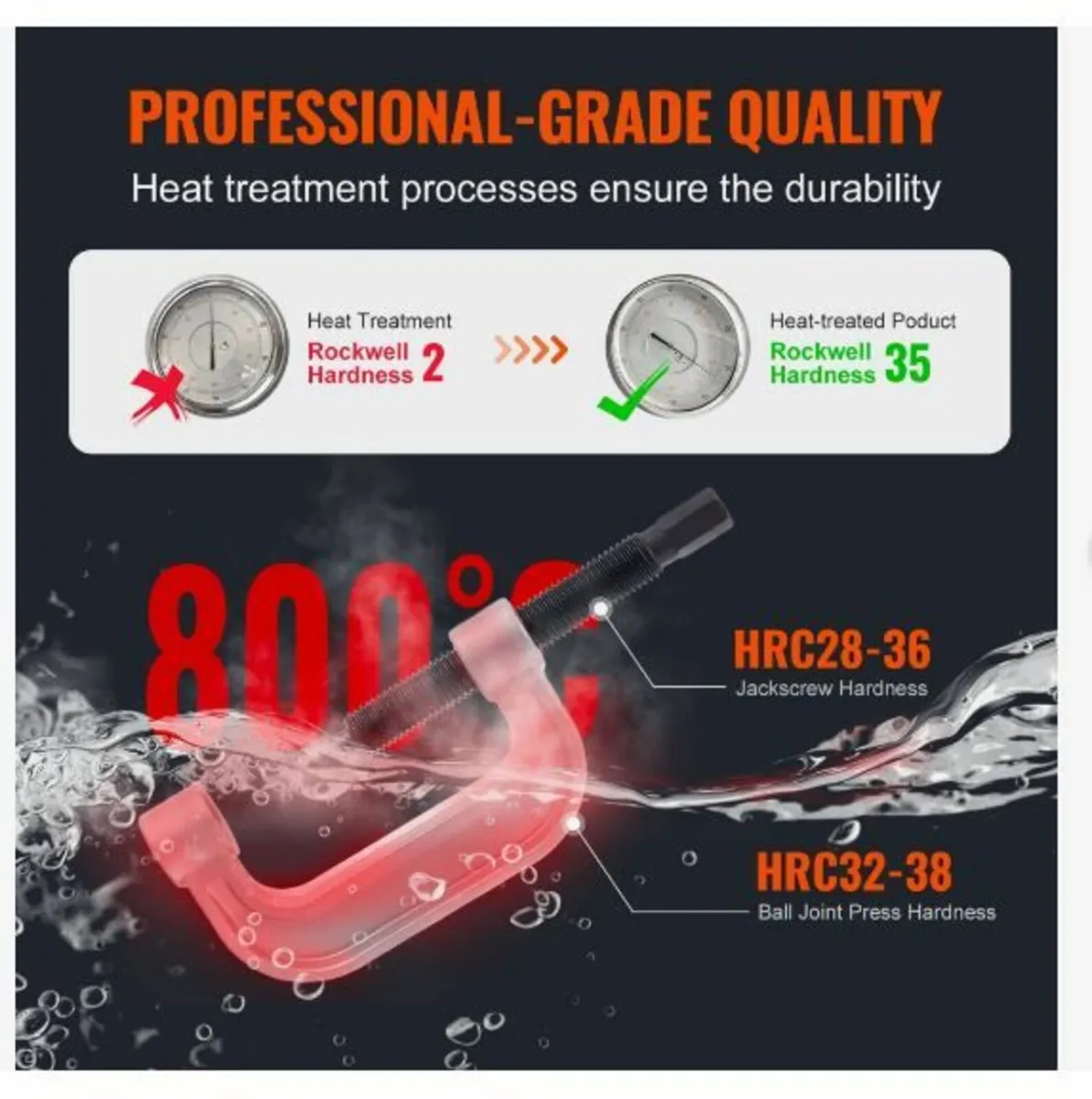 Ball Joint Press Kit, 25 pcsTool Kit - Image 3