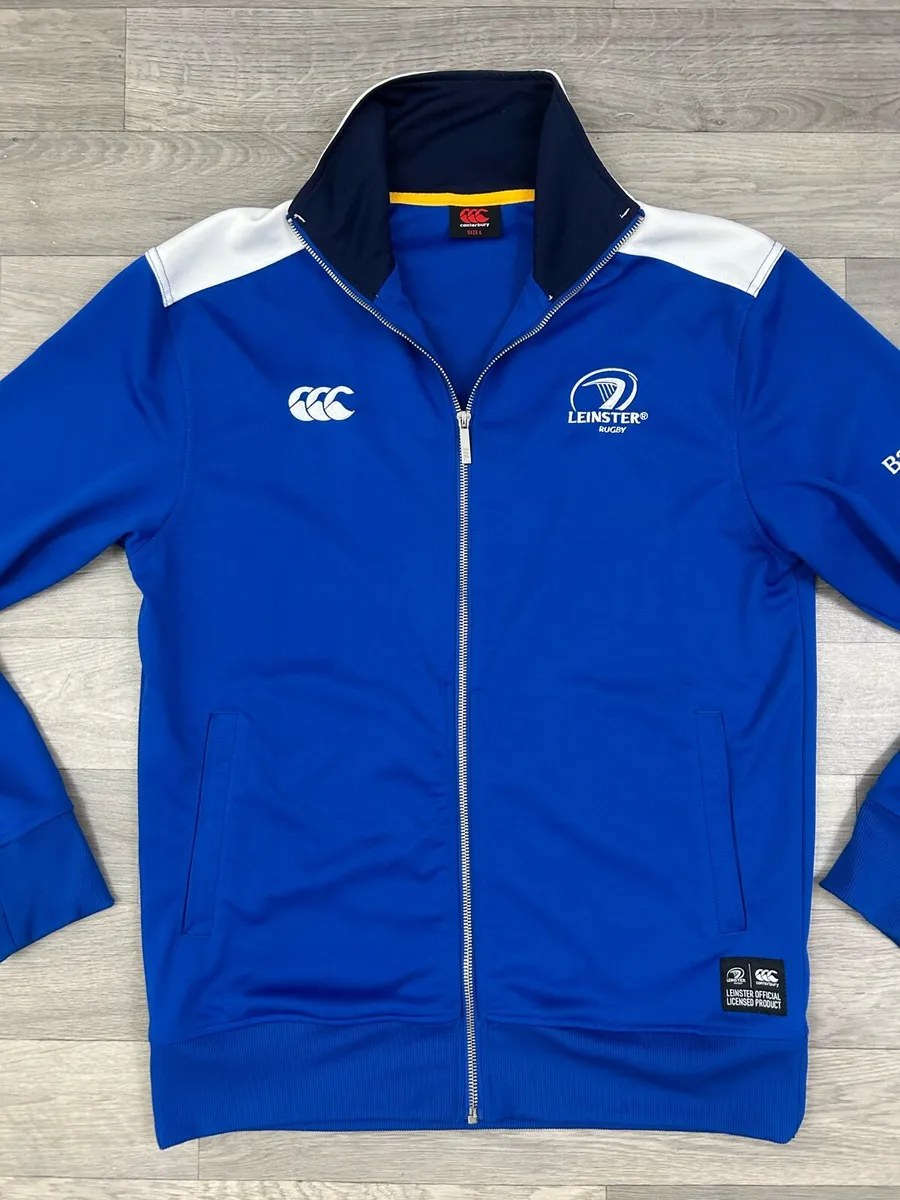 Canterbury Leinster Rugby Track Jacket Mens Large - Image 2