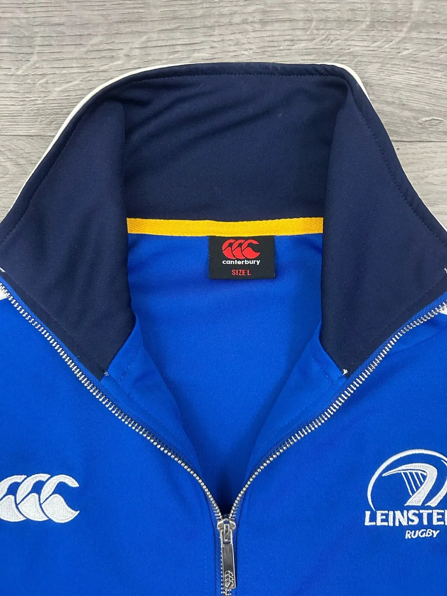 Canterbury Leinster Rugby Track Jacket Mens Large - Image 3