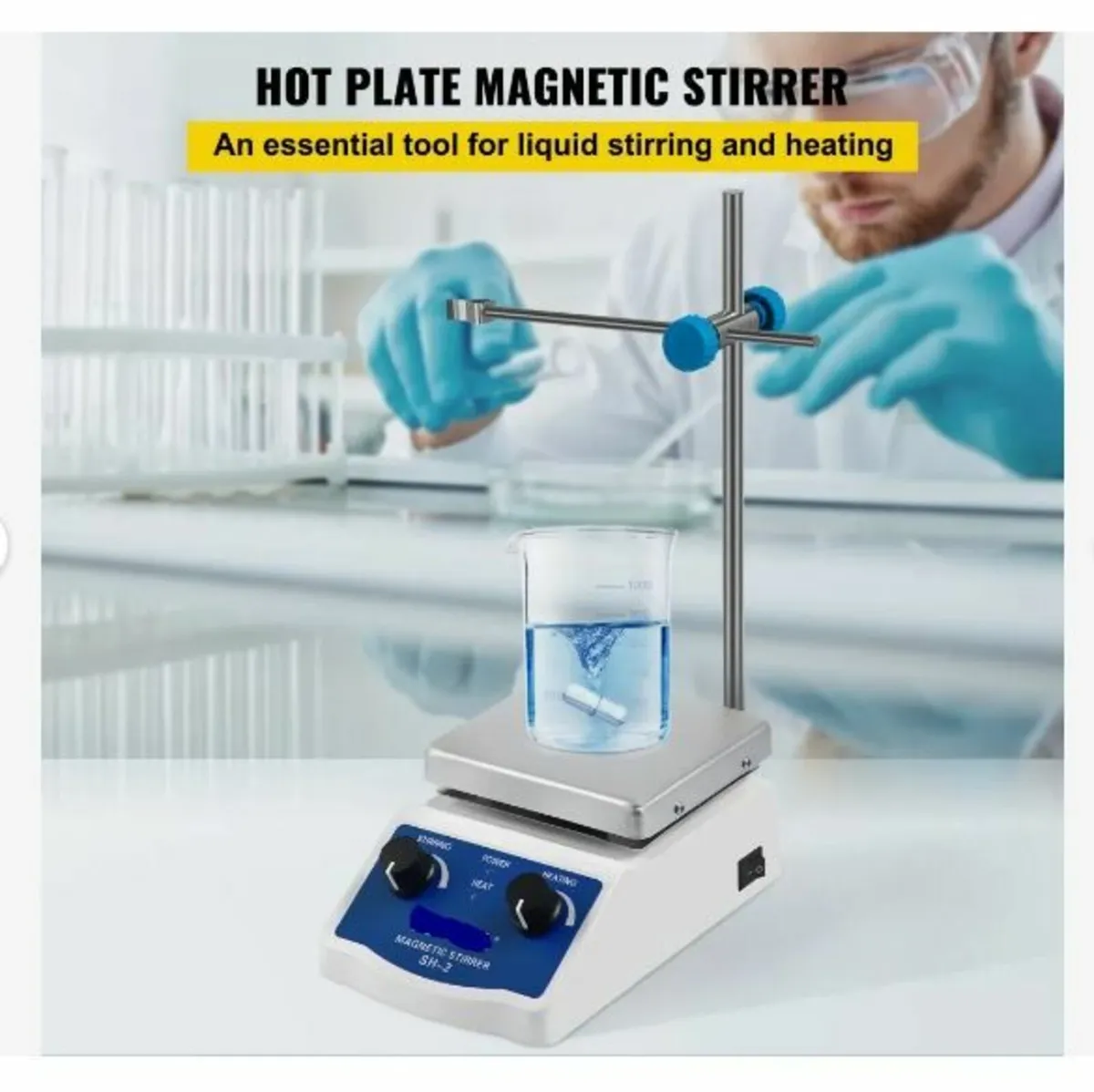 SH-2 Magnetic Stirrer Laboratory Magnetic Stirrer - Image 2