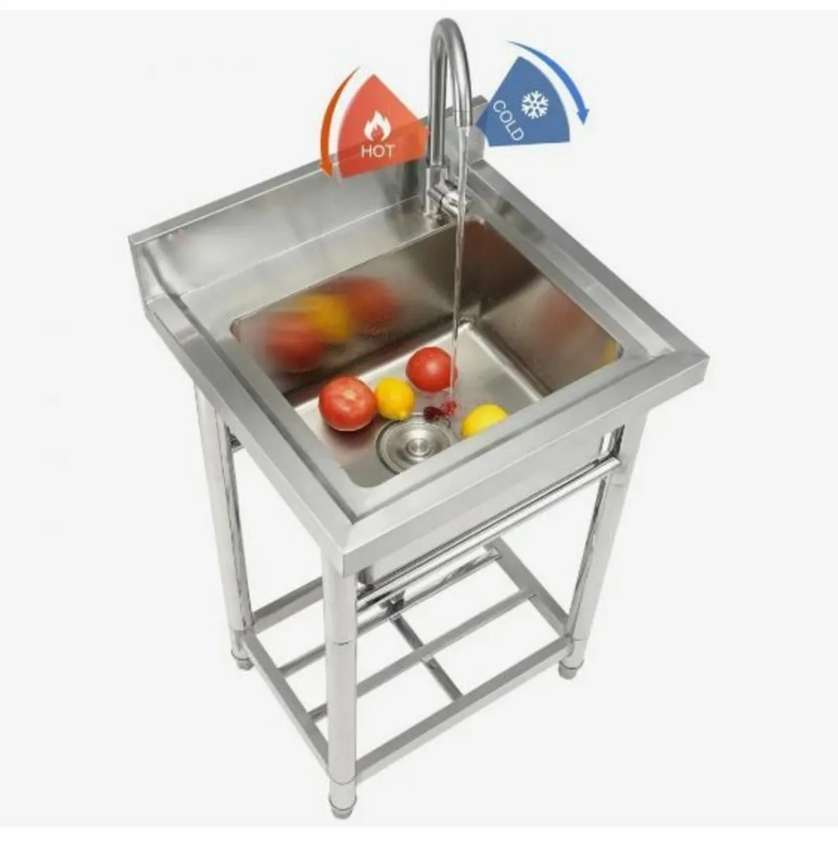 Stainless Steel Utility Sink - Image 1