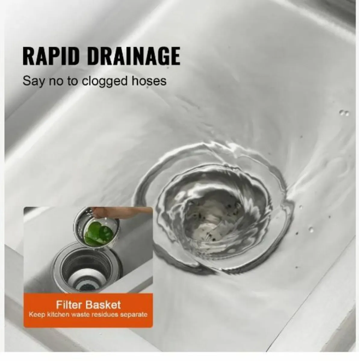 Stainless Steel Utility Sink - Image 4