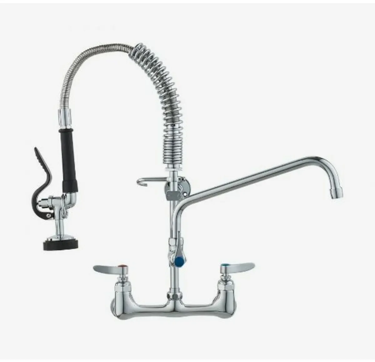 Commercial Faucet with Pre-Rinse Sprayer - Image 1