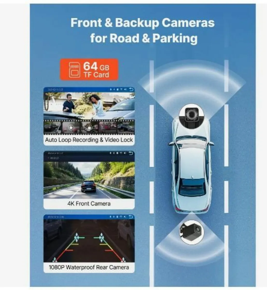 Wireless Car Stereo, 228.6mm - Image 4