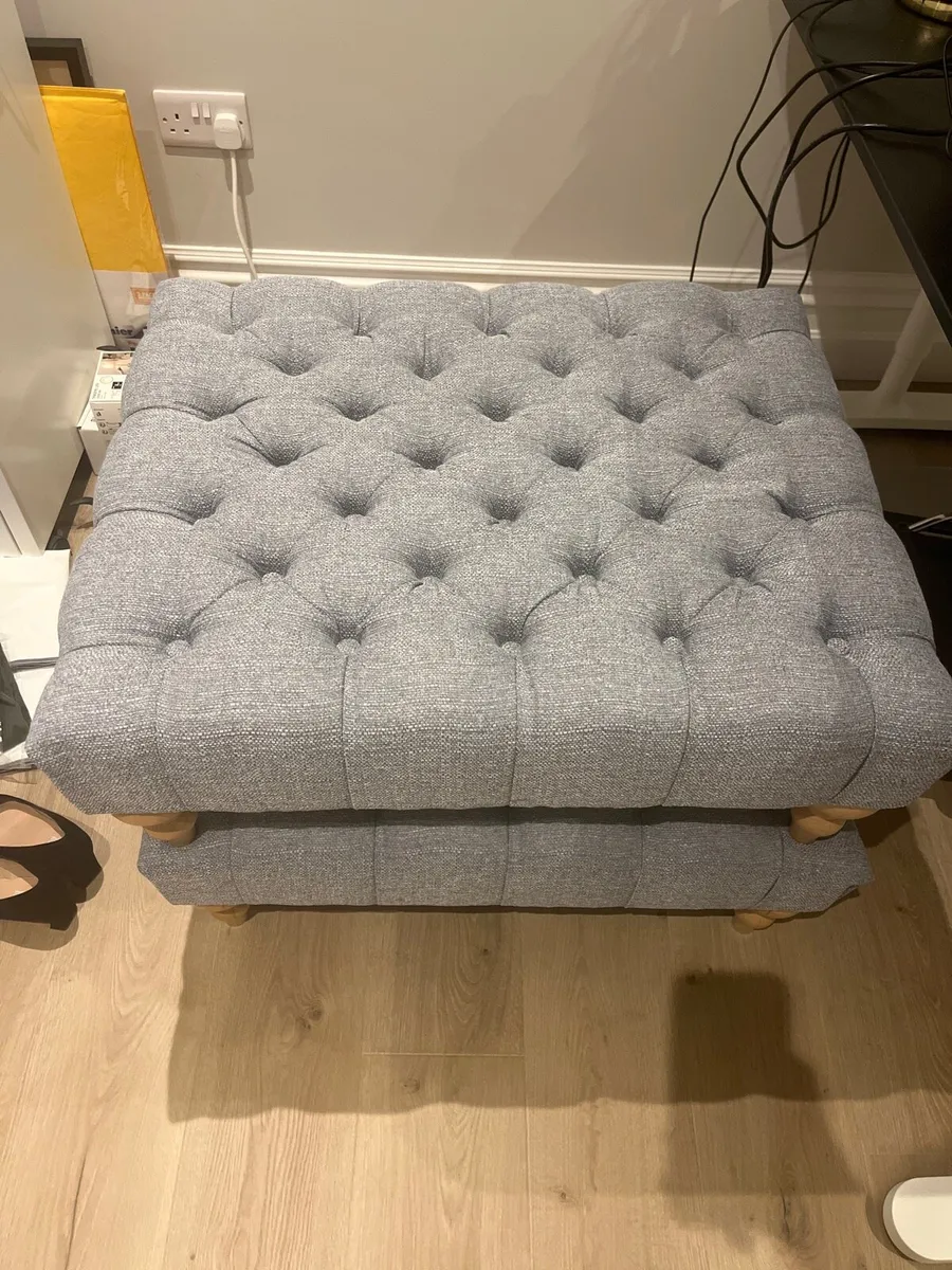 Two ottoman/ Pouffe/ footstool excellent condition - Image 1