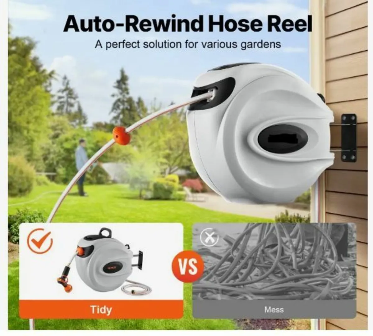 Retractable Garden Hose Reel - Image 2