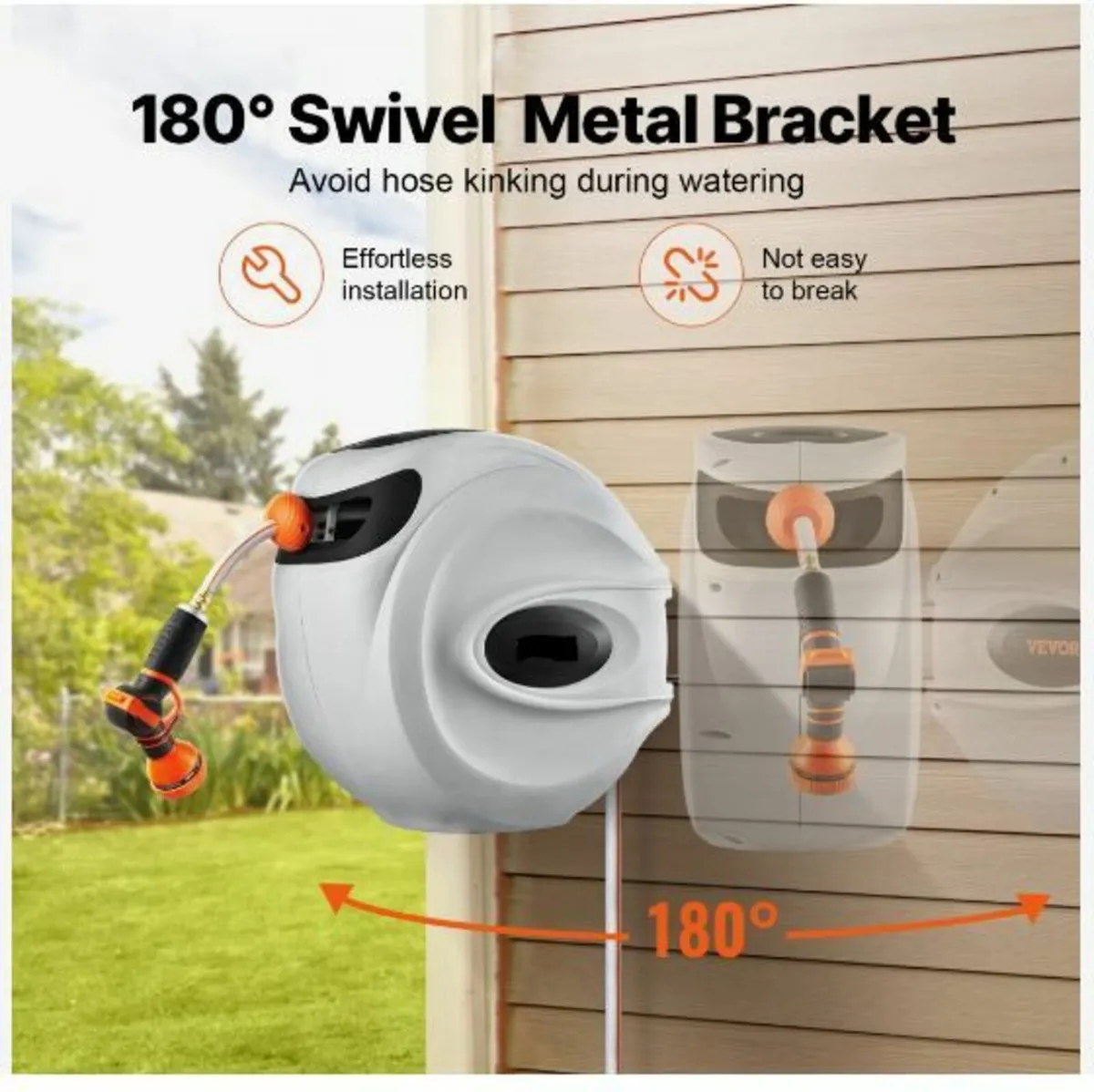 Retractable Garden Hose Reel - Image 3